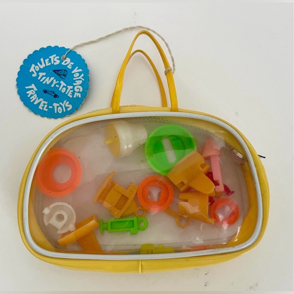 Tiny Tote Travel Toys Vintage with tag! Crown Products Burnaby BC